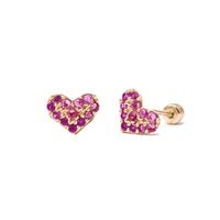 Corazon bombacho Pink Oro 10k