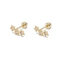 3 estrellas mini Oro 10k