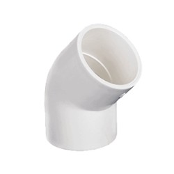 CODO DE 45 PVC HIDRAULICO 1/2″ 615389 IUSA