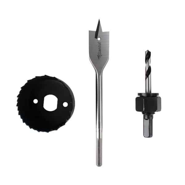 Juego de Cortacírculos para Instalar Cerraduras 3PZ Santul 8005