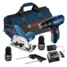 Kit Rotomartillo Inalámbrico GSB 120-LI de 3/8? 12V + Sierra Circular Inalámbrica GKS 12V-26 de 85mm 12V + Kit 2 Baterías 12V y 