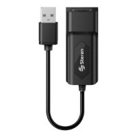 Adaptador Steren USB a Fast Ethernet RJ45 Color