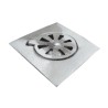 COLADERA ALUMINIO PISO SAT. 8″ S/MARCA