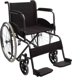 SILLA DE RUEDAS FIJA ESMALTADA