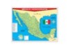 Póster México con Hidrografía