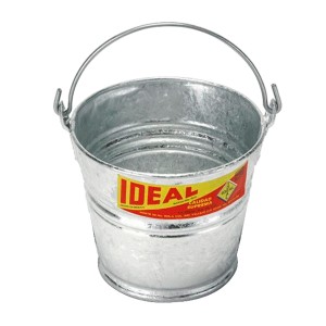 CUBETA GALVANIZADA NO. 2 IDEAL (1 LITRO)