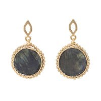 Aretes labradorita enmarcada