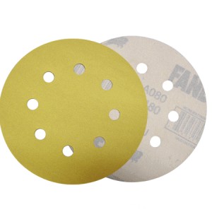 DISCO LIJA A080 VELCRO 5″ G-180 06092 8 PERFORACIONES FANDELI