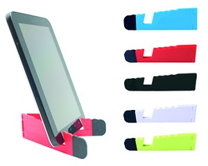 PUBLIGRAFIK DEL SURESTE: BASE RADIX Base plegable de plástico para celulares y tablets, ajustable a cualquier modelo y tamaño. e