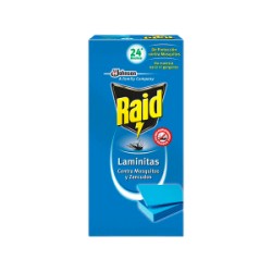 INSECTICIDA RAID LAMINITAS 24 pz