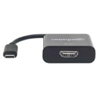 Convertidor Manhattan Video USB-C a HDMI Hembra