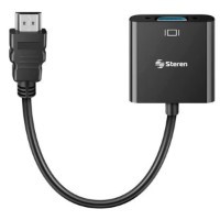 Convertidor Steren HDMI a VGA Audio-Video Color