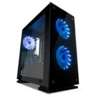 Gabinete Vorago Game Factor CSG550 Micro ATX 3 Ventiladores 120mm RGB Color Negro