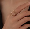Anillo Corazon Dorado R4