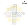 L601C Numero 1 bold 4 pulgadas cromo satinado Lock