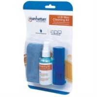 Kit Limpieza Manhattan para LCD Solución 60ml Paño y Brocha