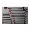 CH305L Juego 14 llaves combinadas black pulgada...