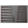 CH306L Juego 15 llaves combinadas black metr...