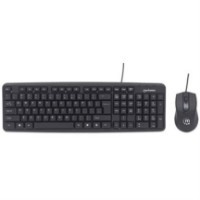 Kit Teclado y Mouse Manhattan Óptico Cableado
