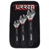 795G Juego de 3 llaves ajustable rubber grip Urrea