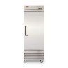 REFRIGERADOR VERTICAL PUERTA SÓLIDA 23 PIES ACERO INOXIDABLE  RVSA-23UI