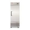 REFRIGERADOR VERTICAL PUERTA SÓLIDA 23 PIES ACERO INOXIDABLE  RVSA-23UI