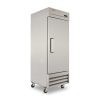 REFRIGERADOR VERTICAL PUERTA SÓLIDA 23 PIES ACERO INOXIDABLE  RVSA-23UI