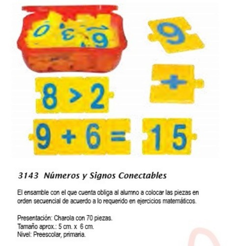 Números y Signos Conectables 3143
