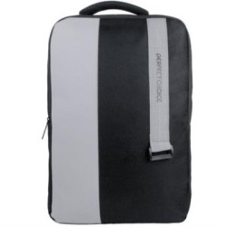 Mochila Perfect Choice Classy para Laptop 15.6" Color Negro-Gris