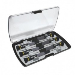 9501BG Juego destornilladores ESD Plana  6 pzas...