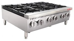 PARRILLA A GAS 6 QUEMADORES PAT-6QG | Parrilla -
