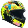 CASCO AGV K-3 ROSSI WINTER TEST 2019 CON PLK