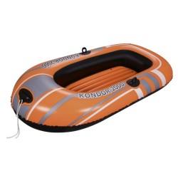 Balsa Inflable c/agarraderas roja c/negro 1.96x1.14cm(77x45pulg)