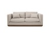 Love Seat Hayden De Tela Color Gris