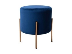 Taburete Spritz De Tela Color Azul