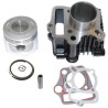 Kit de cilindro completo para motocicleta HONDA C90 negro Alessia