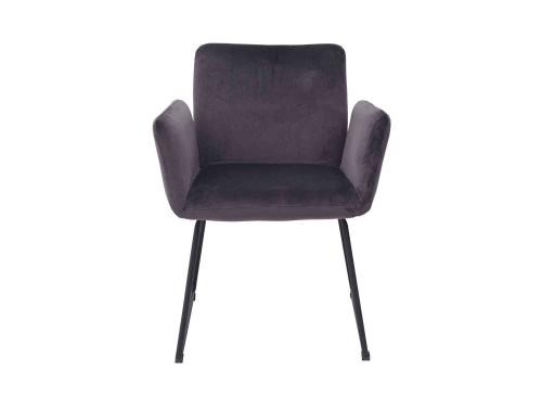 Sillón Gibson De Tela Color Gris Oxford