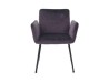 Sillón Gibson De Tela Color Gris Oxford