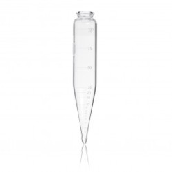Tubo De Centrífuga Goetz Forma Pera,"P.C.", Graduado, Tapón Vidrio 100 Ml