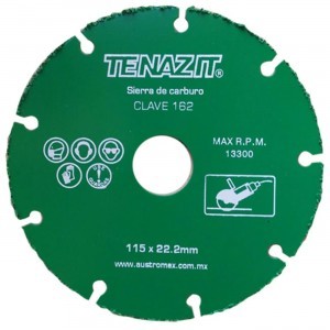 Disco de corte 4 1/2 pulg madera Tenazit
