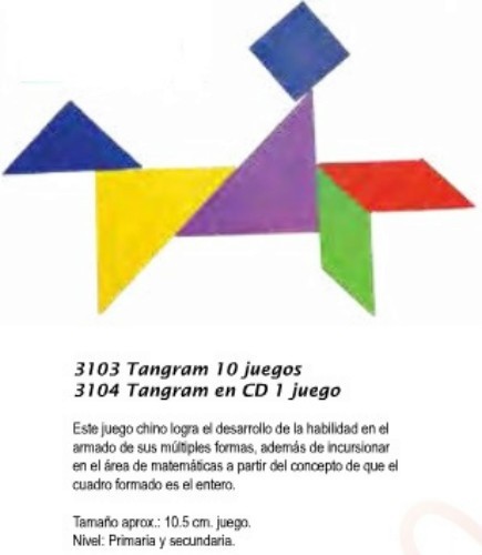 Tangram en CD 1 juego