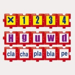Tablero didáctico Multiplicaciones y Letras parte 1