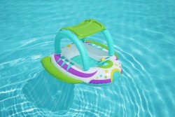 Silla inflable infantil 1.07x1.12cm c/techo y volante 1mod