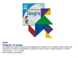 Tangram c/ 10 juegos