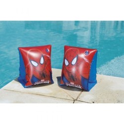 Flotador brazo Inflable par Spiderman rojo c/azul 23x15cm(9x6pulg)