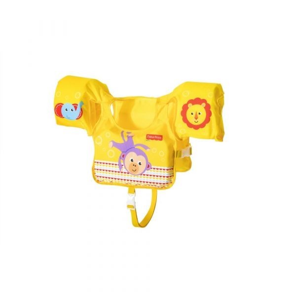 Chaleco Salvavidas con flotis integrados Fisher Price Set(40) color amarillo