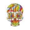 Cama inflable adulto calavera 1.93m x 1.41m (6.4 x 55.5)