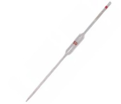 Pipeta Vol."A", Doble Aforo, Cod Color,  Certificado Lote 1 Ml