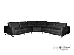 Sala Esquinera Scott Color Negro De Boal