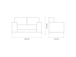 Sala Reclinable Asher De Piel Color Gris De Palliser
